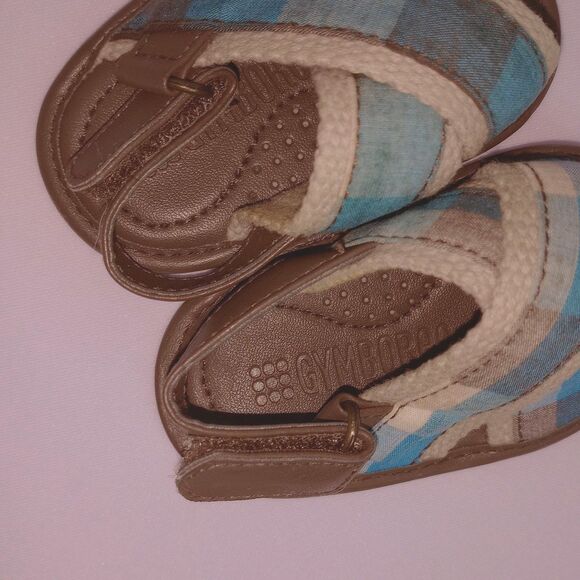 Gymboree Infant Sandals Shoes Baby Boys Lightweight Criss Cross Walker Sz: 2 - Picture 6 of 6